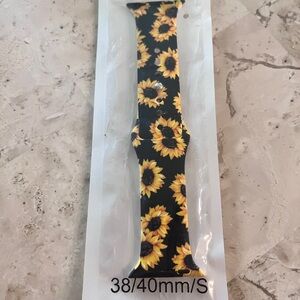 New Sunflower Pattern Apple Watch Band 38mm